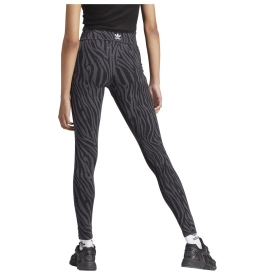 Adidas Γυναικείο κολάν Allover Zebra Animal Print Essentials Tights